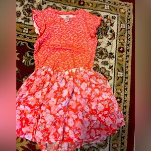 Cute, OshKosh, floral Skirt and top. Ruffle theme.NWT.
